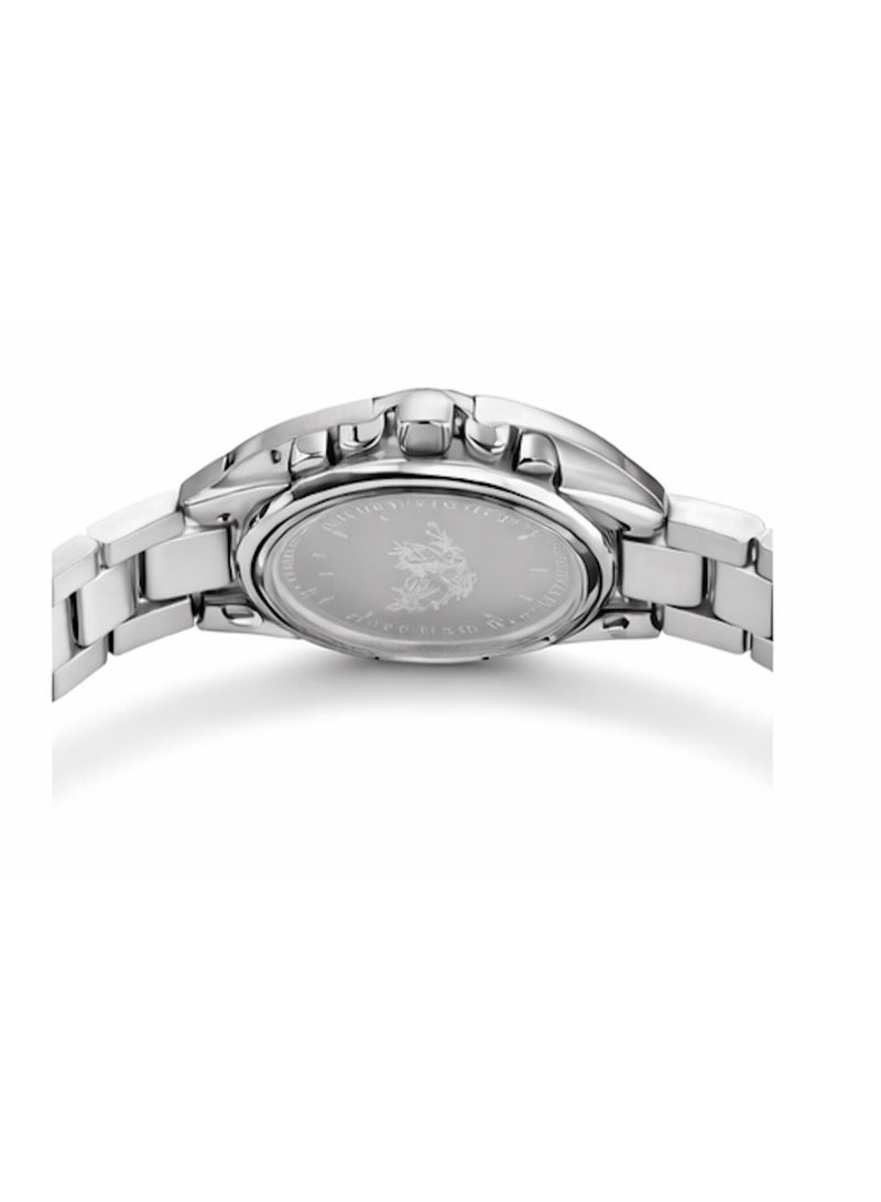 U.S. Polo Assn. Men's Quartz Alloy Metal Blue Dial Watch USC80525 - Image 3
